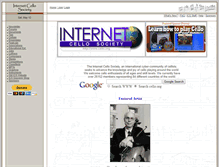 Tablet Screenshot of cello.org